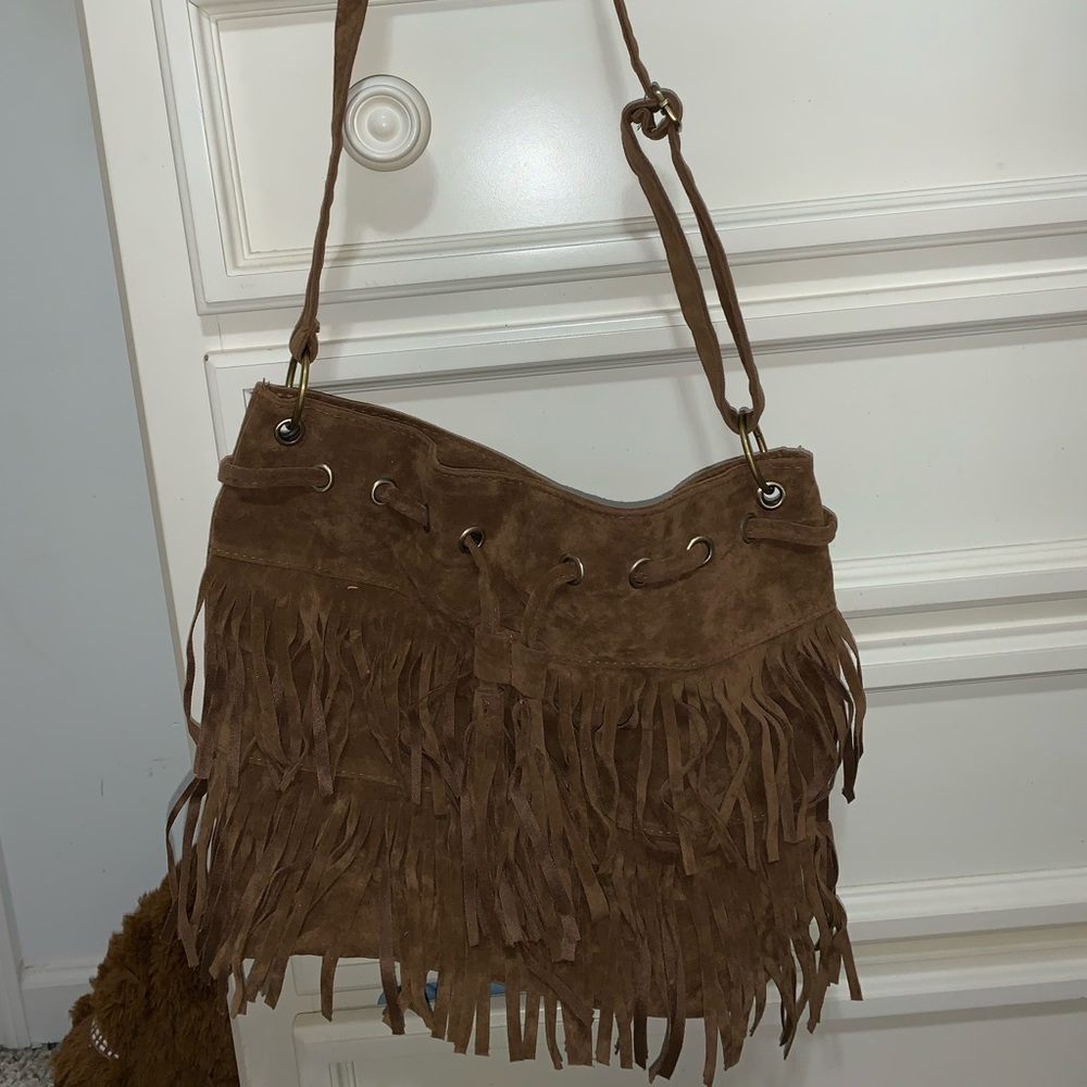 Fringe purse